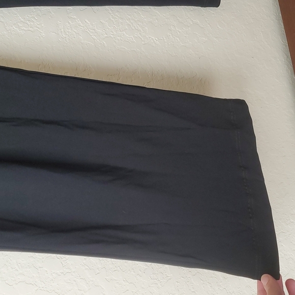 VTG Escada designer black palazzo pants cropped wide leg pants - Picture 4 of 12